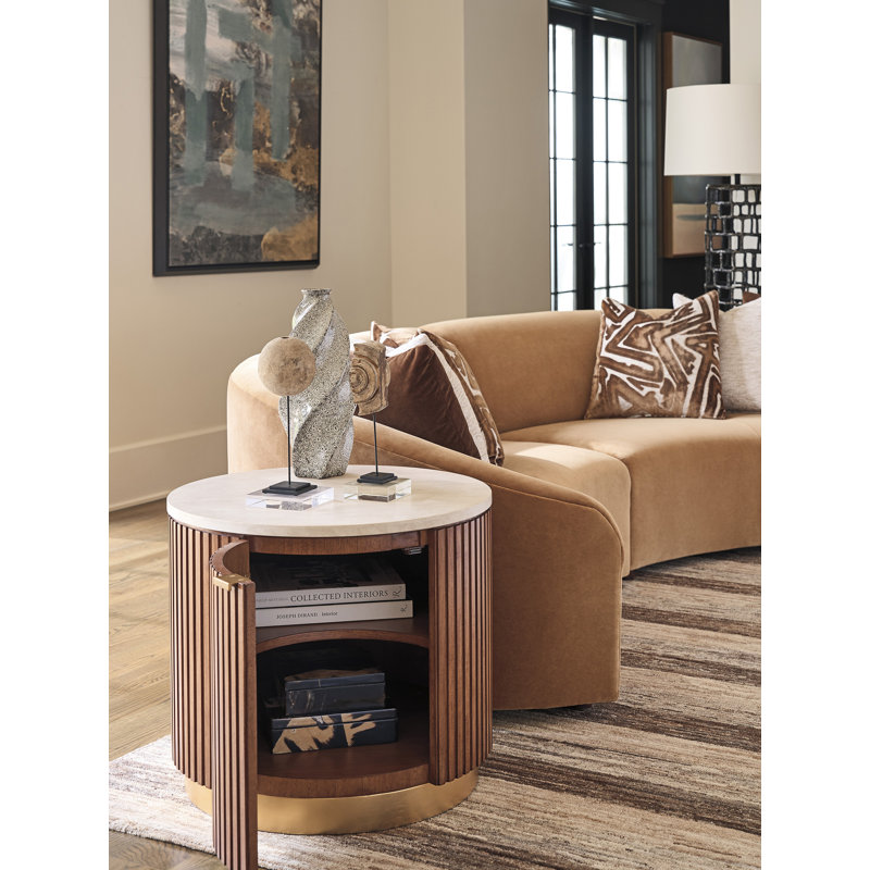 La Costa Marble End Table