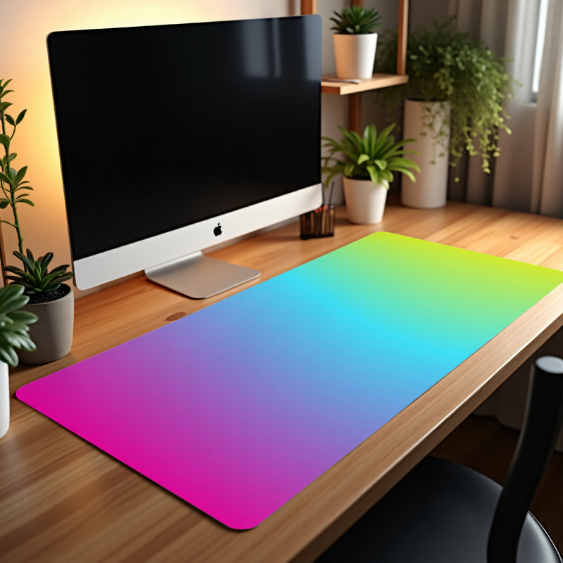 Polyester Desk Pad, 31.5x15.5