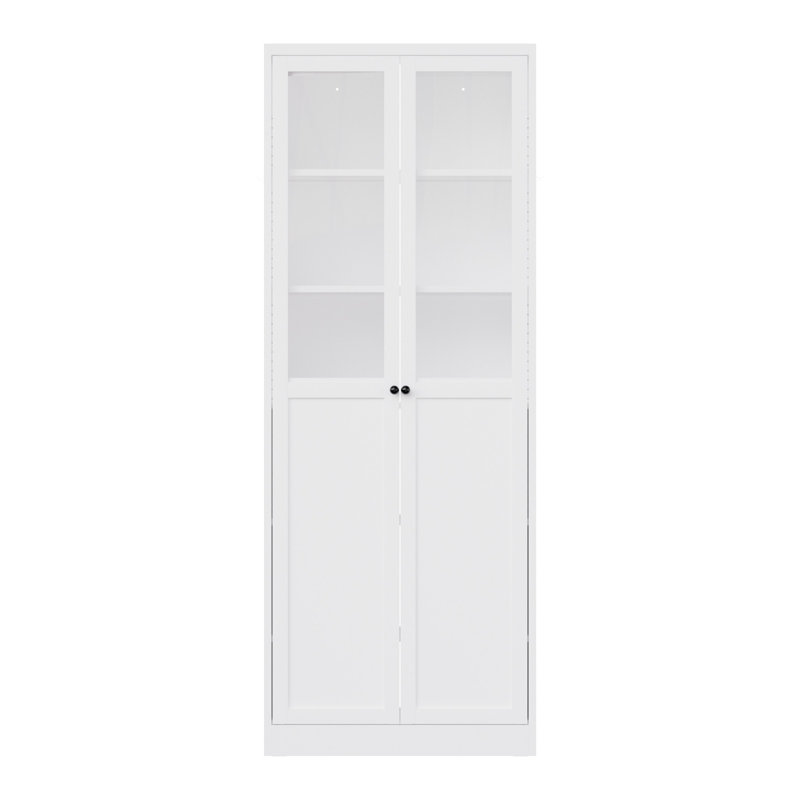 Armoire de cuisine avec portes et tablettes, grand organisateur de rangement réglable robuste