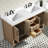 Venice 55'' Double Bathroom Vanity with Marble Top