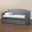 Lit de jour simple avec couchette Aaina-317573790