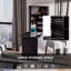 Bureau flottant convertible mural avec rangement