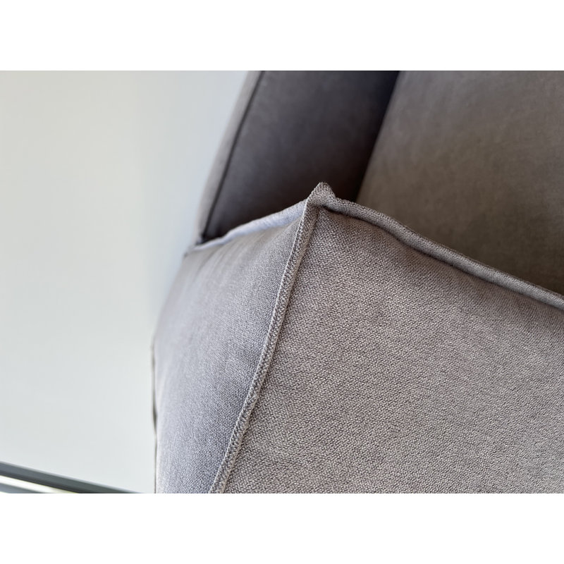 Modern L-Shape Corner Sofa Alster Made of Luxurious Microfibre with Soft Seat, Left Hand Facing
