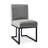 7-Piece Modern Rectangular Dining Table Set For 6 With Upholstered Dining Chairs-445148356
