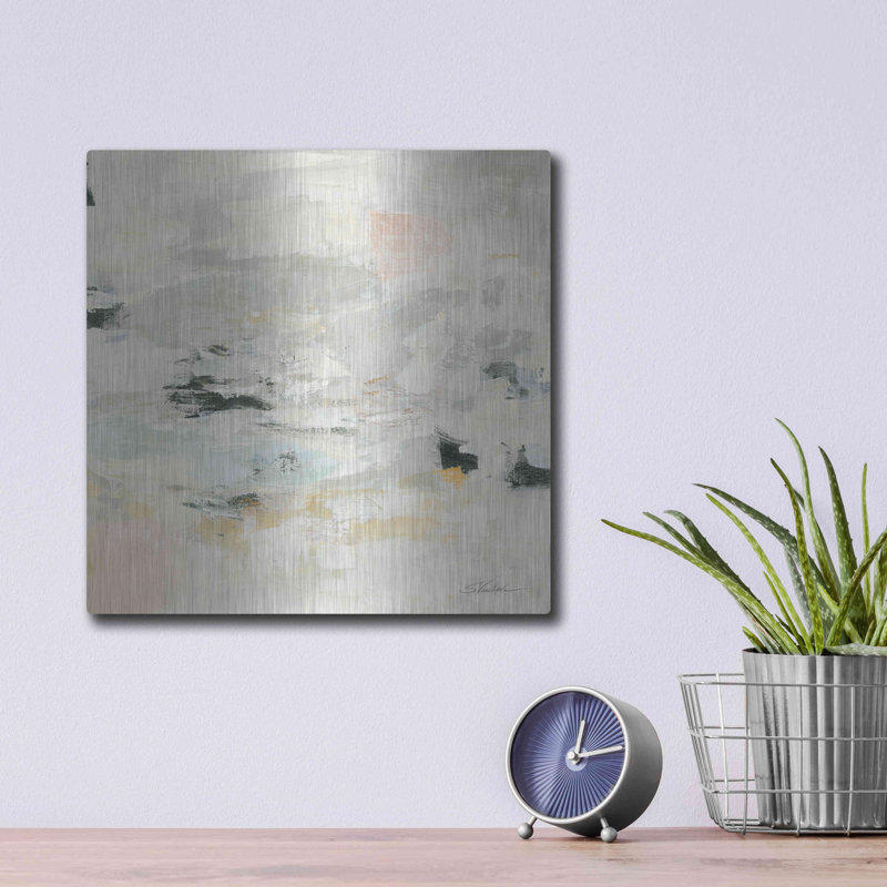 Red Barrel Studio® «Steps on Stones II Boho» par Silvia Vassileva, art mural en métal, H 12 po x l 12 po