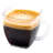Restaurantware-2 Ounce Clear Square Cups, 100 Disposable Plastic Coffee Cups - Hard Plastic, With Handles, Clear Mini Espresso Cups, For Catering Events, Parties, Weddings, And Cafes