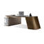 Bureau en L massif et bois manufacturé en L avec 2 tiroirs-109304953-109304949