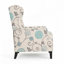 Fauteuil inclinable avec garniture cloutée
