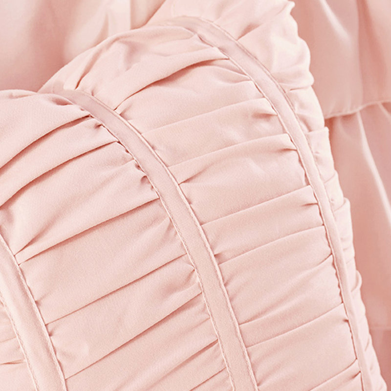 Literie Graceful Blush, Édredon double + 2 taies décoratives standard + 