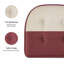 Coussin de siège en mousse à mémoire de forme en U de qualité supérieure épais et confortable Coussin de siège capitonné antidérapant Housse de siège intérieure en caoutchouc antidérapant de 17 po x 16 po pour bureau, chaises de cuisine, paquet de 2, couleur bourgogne-88354990