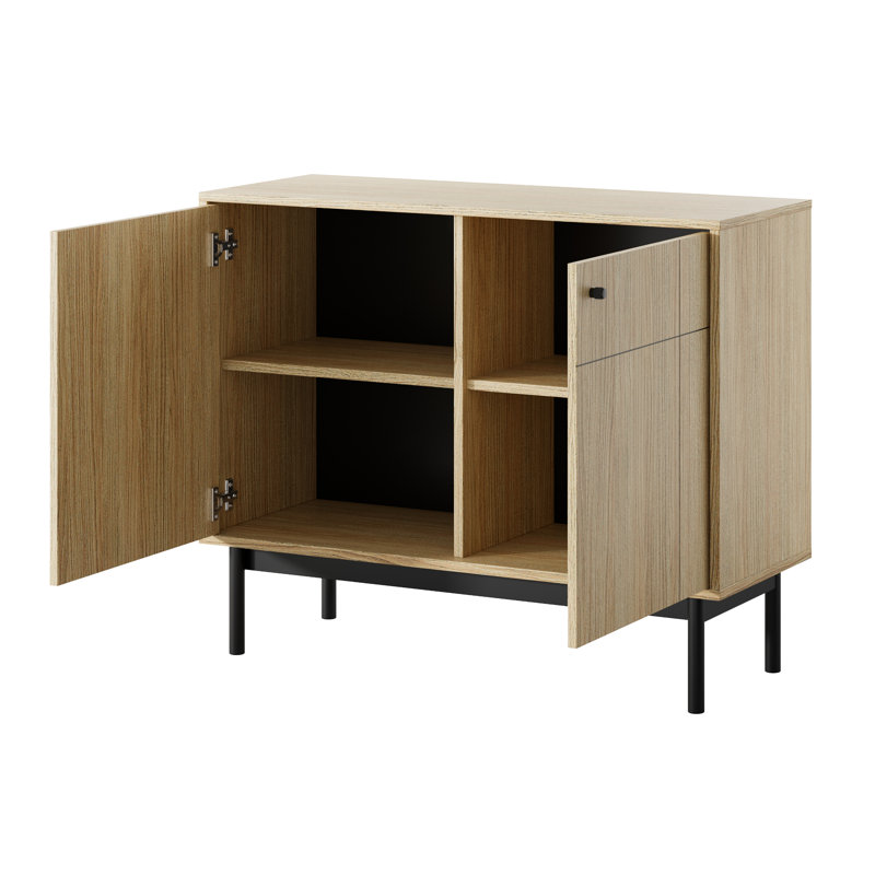 Japandies 103.5cm Sideboard, Brown
