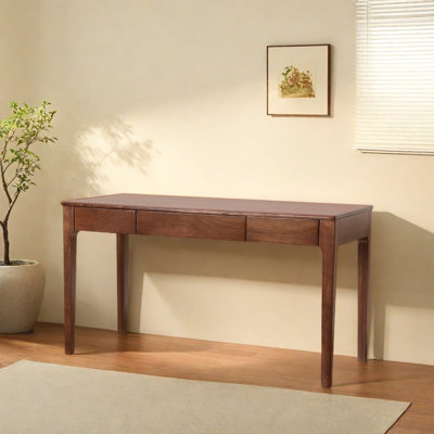 Bureau minimaliste en bois massif de style chinois
