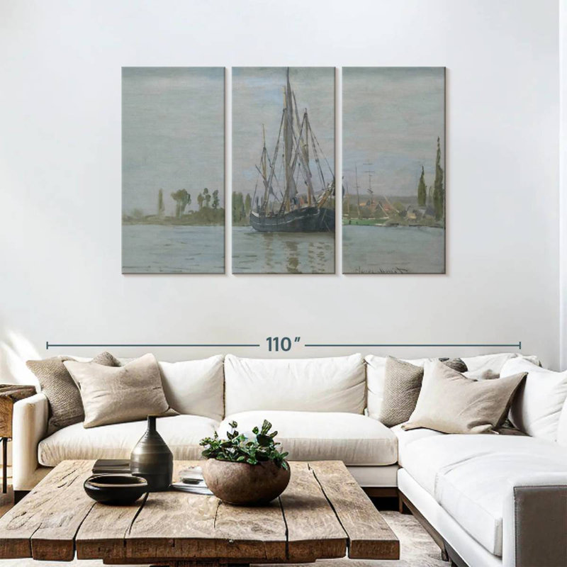 Mehar Anchored Chasse-Maree, 48" H x 74" W