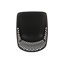 Chaise d'extérieur moderne - Chaise Lily en polypropylène noir avec structure et finition stables, matériau de la structure du siège-250328611