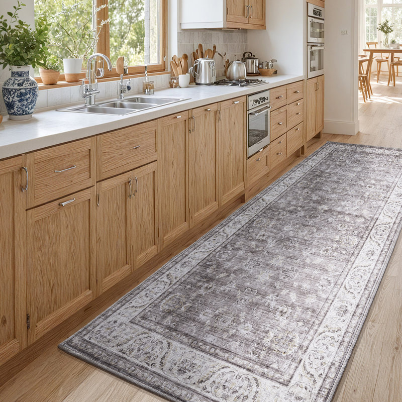 Machine Washable Hallway Runner Rug, Runner 3' x 12'