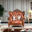Fauteuil en cuir de vache 48,82 po