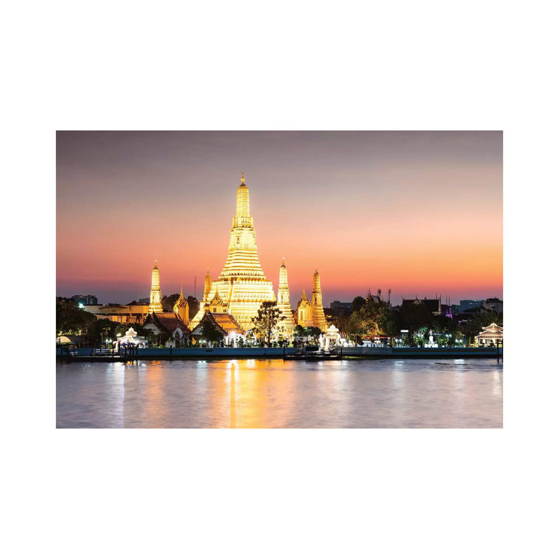 Temple Of Dawn, Bangkok, Thailand by Matteo Colombo - Wrapped Canvas Print