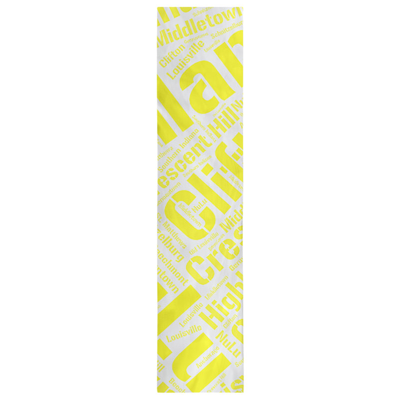 Chemin de table, 72 po x 16 po, Jaune, Louisville