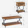 Ensemble de tables basses 3 pièces Kempst