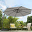 Parasol en porte-à-faux octogonal Sunbrella l 138 po avec base Harry-Charles-1755708880
