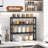 Bamboo Organizer Rack - Adjustable 3-Tier Storage Shelf, Wall Mounted Or Over The Toilet, Living Room, Kitchen-2071704576