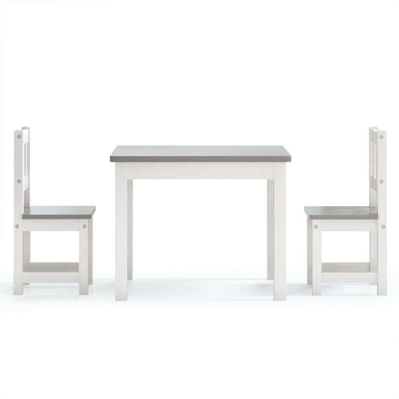 Seaton Kids 3 Piece Rectangular Play Or Activity Table and Chair Set