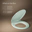 Lustra with Quick-Release Hinges Toilet Seat-321898819-342726763