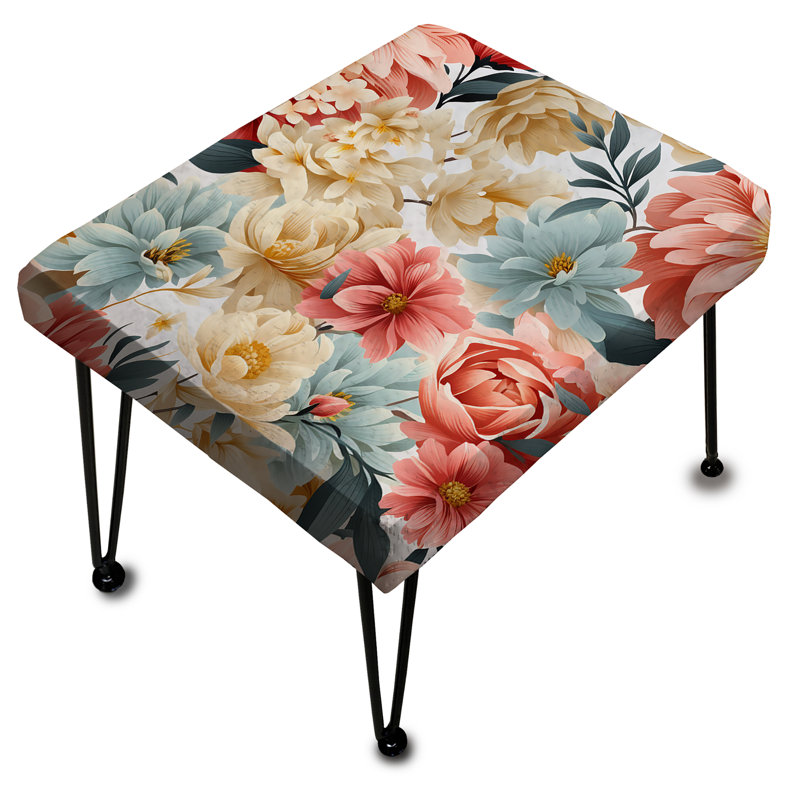 Repose-pieds Antique Pastels Boho Accents III - Floral