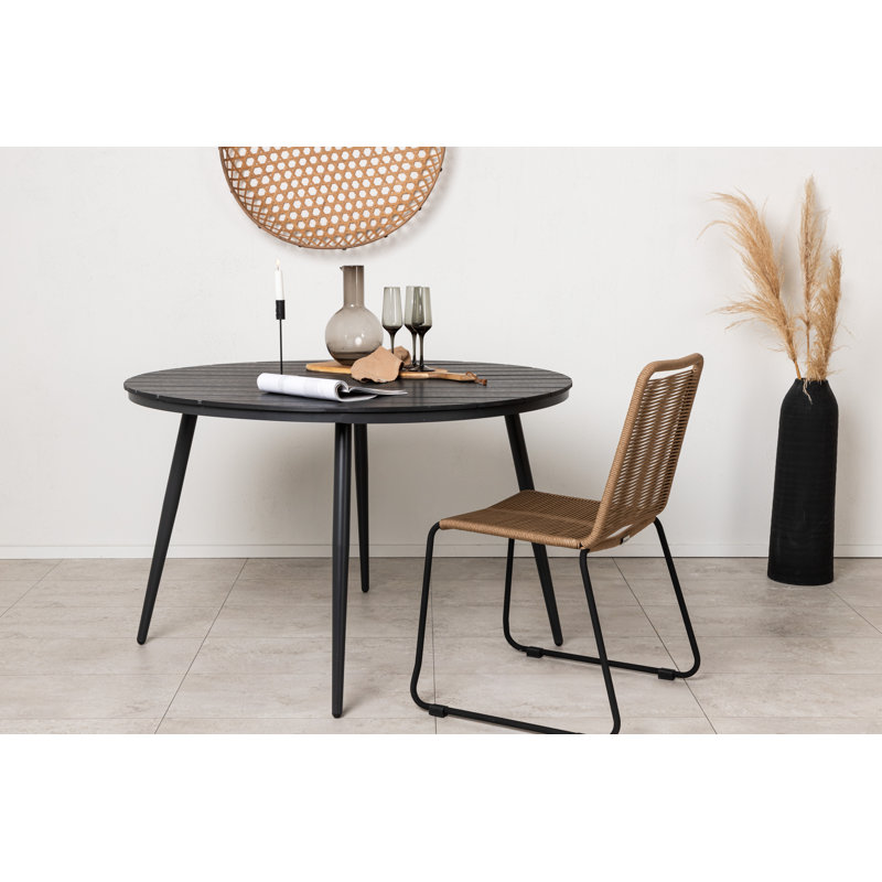 Parklawn Round Outdoor Dining Table , cm W cm D, 74cm H x 120cm L x 120cm D