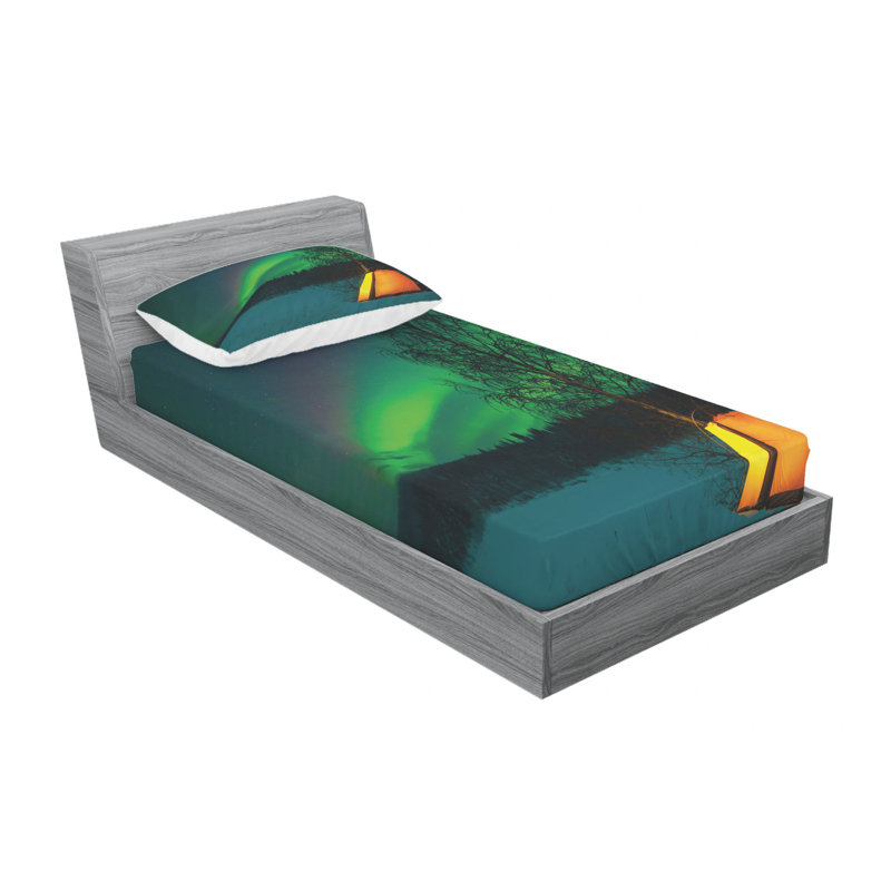 Microfiber Sheet Set, Twin Sheet Set with Fitted Sheet