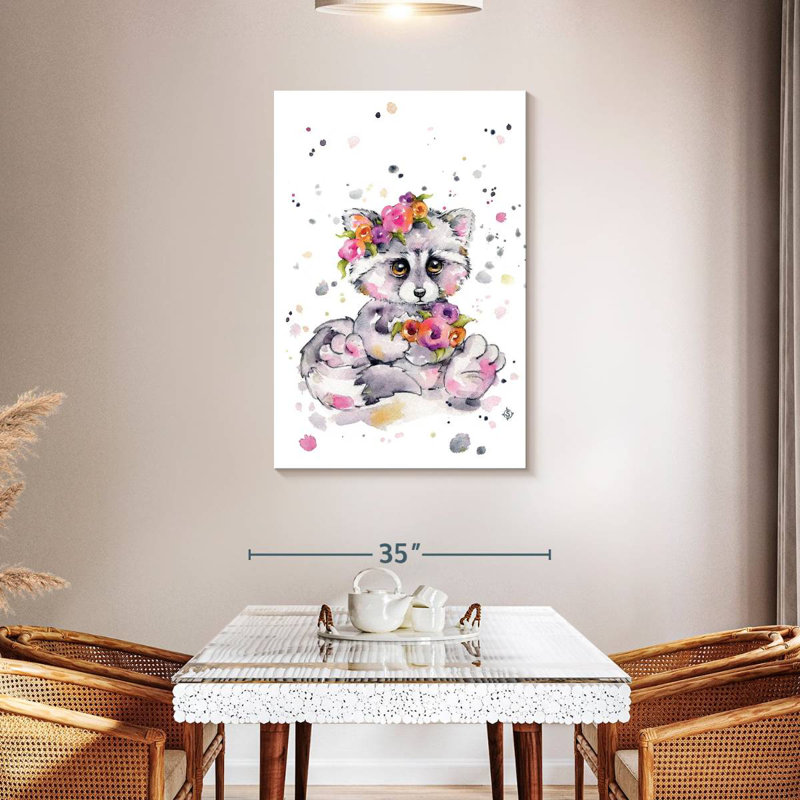 Brampt Sweet Raccoon, 45" H x 30" W
