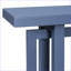 Table basse 59,1 po en placage de pin avec pieds en pin massif, entrée de salon robuste