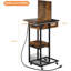 Table de chevet 1 tiroir en brun