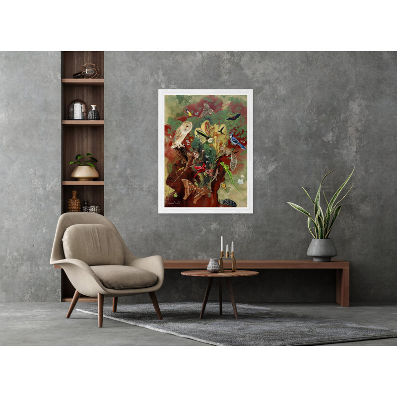 Animals Come Back To The Forest Print