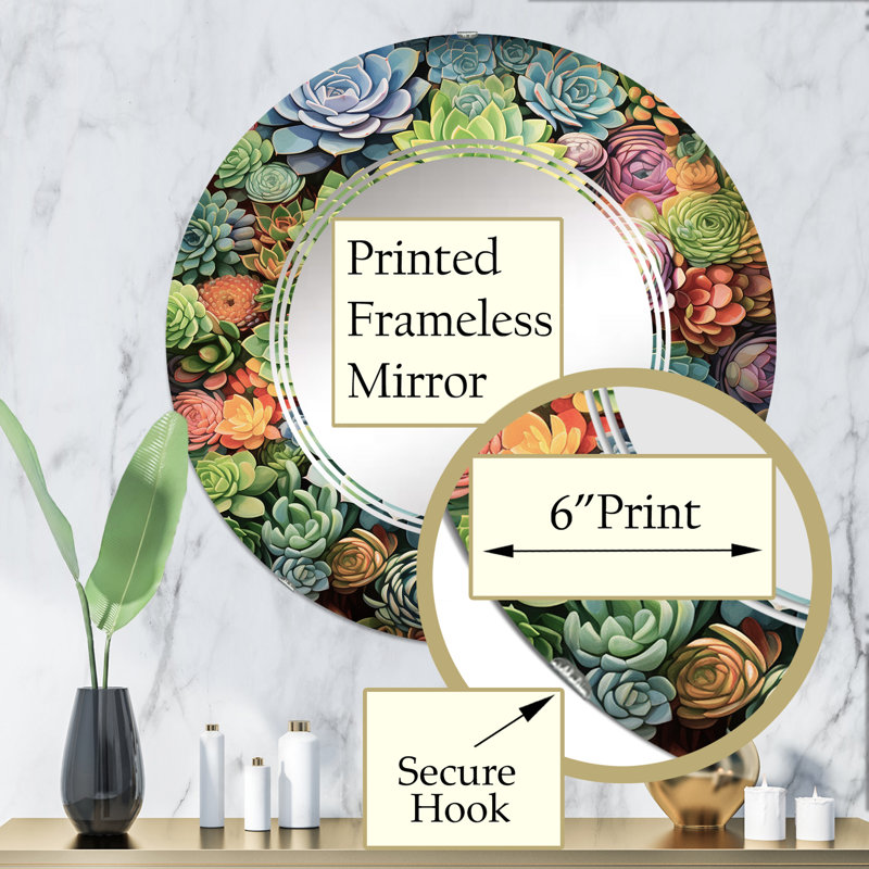 Pufahl Circle Wall Mirror, 32" x 32"