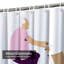 Rideau de douche vieille femme avec 12 crochets-1450153413