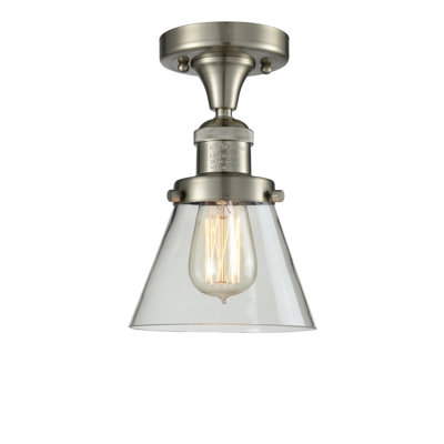 Glass Semi Flush Mount