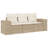 Vidaxl Garden Sofa Set , Cream White-114311245