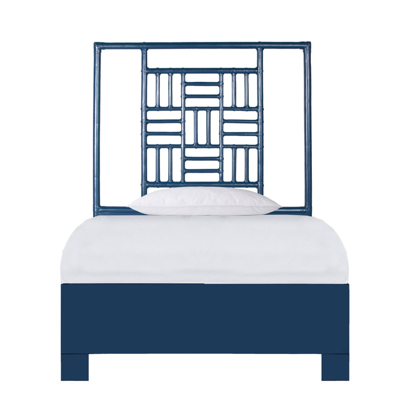 Lit plateforme Finn, Bleu ; bleu marine, Extra-long Twin