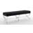Giselle Velvet Acrylic X-Leg Bench-27327233