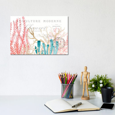Coral Cove I by Kimberly Allen - Print on Canvas