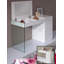 Meuble-lavabo en verre flottant avec miroir Bassima-26323764