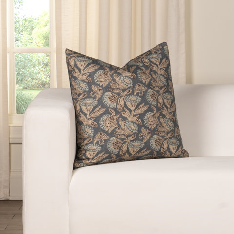 Buchan Henna 20" Feather Throw Pillow