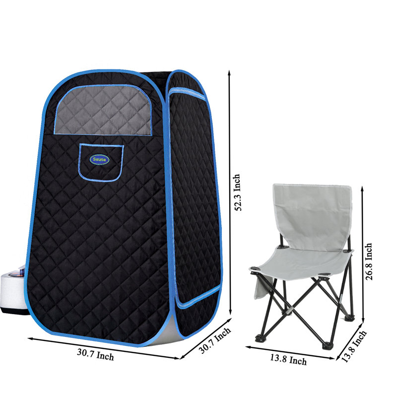 Tente de sauna portative pliante portative pleine grandeur - Générateur de 2,2 l 1000 W | Détente à domicile