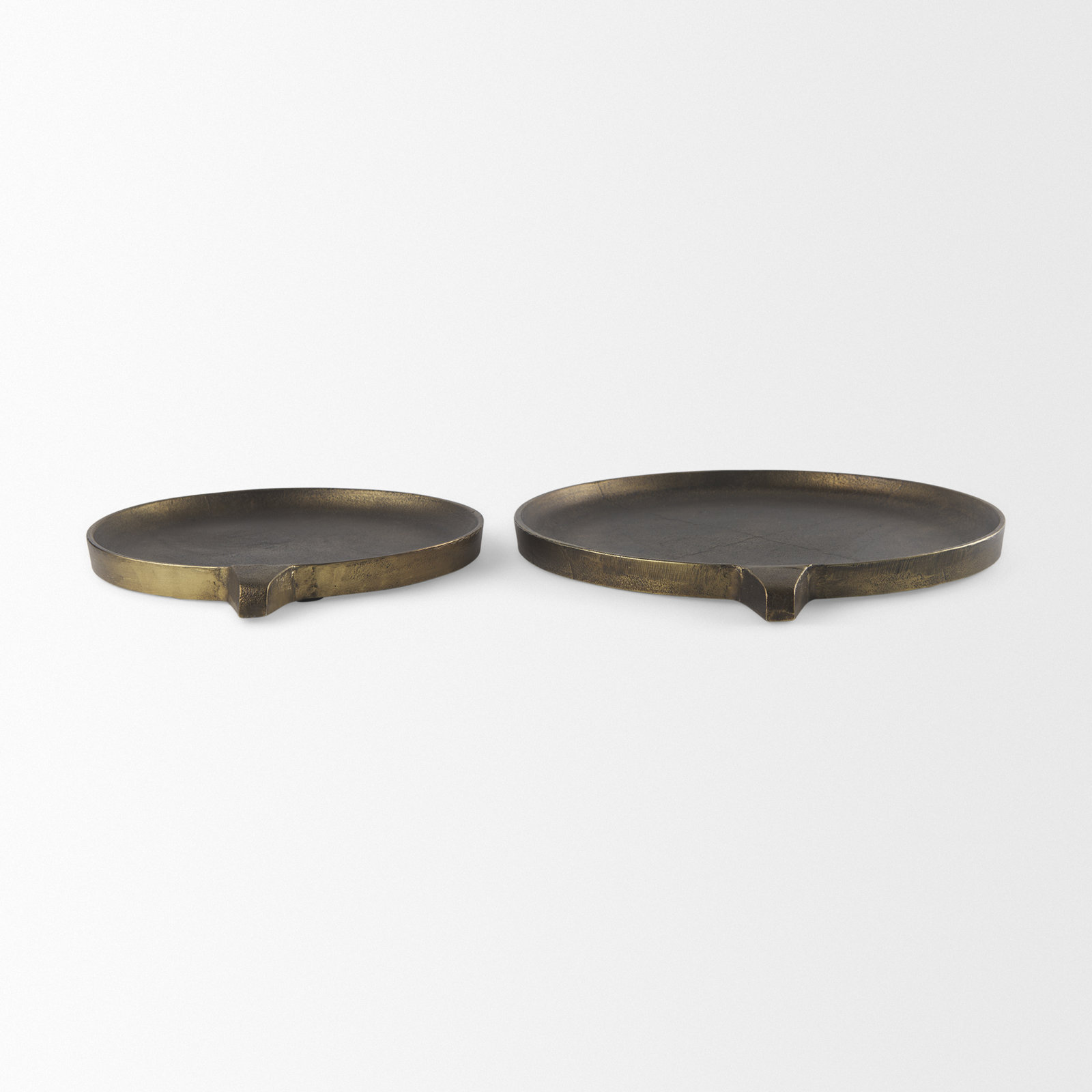 Ardis Metal Tray - Set of 1, 1" H x 14" W x 11.75" D