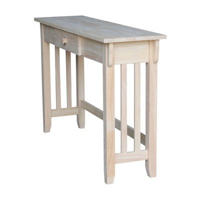 Toby 45.25'' Unfinished Solid Wood Console Table