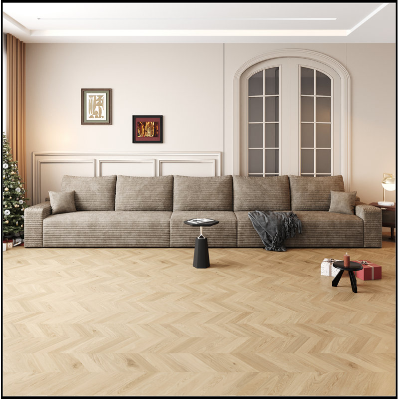 Canapé modulaire confortable pour le salon et la chambre à coucher, aucun assemblage requis, élégant et relaxant., 5, Chameau