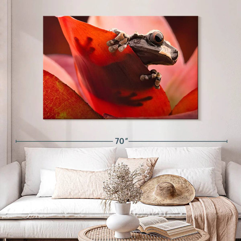 Brampt Amazon Tree Frog, 34" H x 51" W