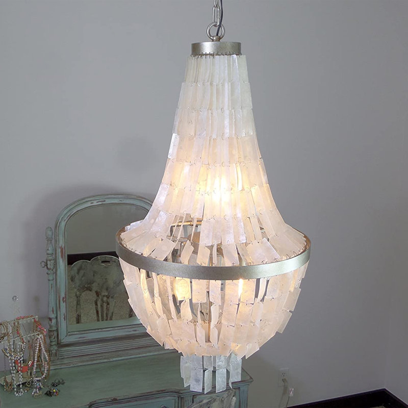 Mihos 3 - Light Dimmable Tiered Chandelier
