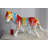 Nifao Collection A Burst of Color Dripping Paint Fiberglass Donkey Statue 33" x 11" x 21"H